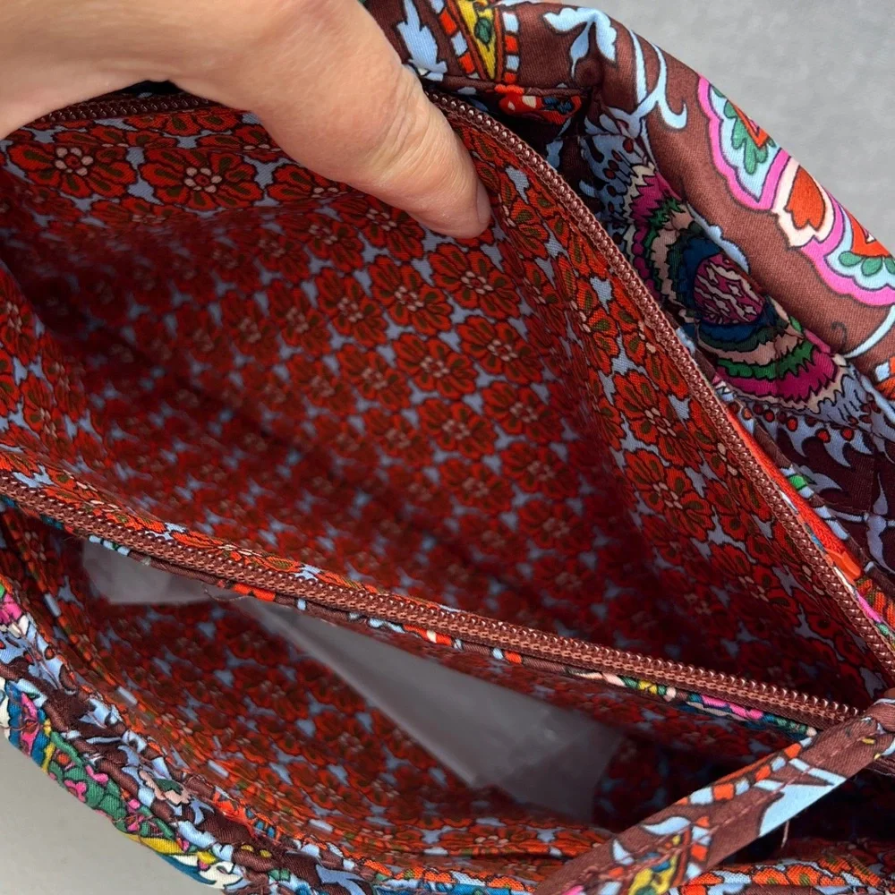 VERA BRADLEY Rothvale Shoulder bag Marrakesh Cinnamon textile floral brown